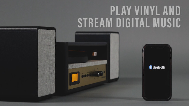 Amazon.com: Crosley CR7017B-BK Coda 3-Speed Bluetooth Turntable